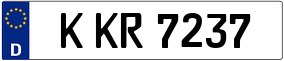 Truck License Plate